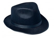 VELOUR FEDORA Black
