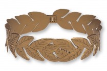 GOLD LAUREL LEAF CROWN