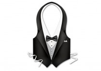 TUXEDO VEST Pkg/12