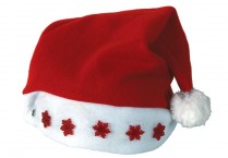 LIGHT-UP SANTA HAT