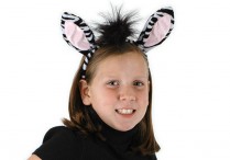 ZEBRA HEADBAND & TAIL                                       