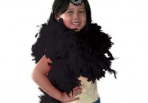 FEATHER BOA Black