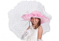 WHITE LACE PARASOL
