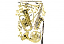 MUSICAL INSTRUMENT PUNCHOUTS