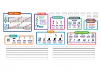 MUSIC SYMBOLS BULLETIN BOARD SET
