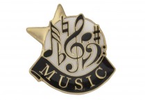 ENAMELED TACK PIN Music