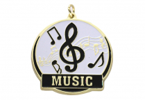 GOLD MUSIC MEDALLION
