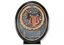OVAL MUSIC TROPHY