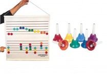 COLORSTAFF & Kidsplay 8-NOTE HANDBELLS Set