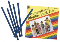 MULTICULTURAL RHYTHM STICK FUN & 12 pr. RHYTHM STICKS