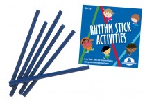 RHYTHM STICK ACTIVITIES CD & 12 pr. RHYTHM STICKS