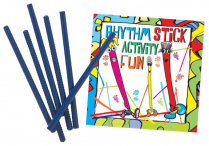 RHYTHM STICK ACTIVITY FUN CD & RHYTHM STICKS SET