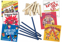 SET of LUMMI & RHYTHM STICKS, and 6 CDs