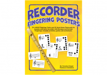 RECORDER FINGERING AND NOTE FLASHCARDS