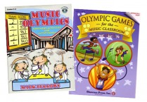 MUSIC OLYMPICS & OLYMPIC GAMES Books/CD Set