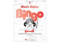MUSIC STYLES BINGO