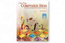 ONE-PAGE COMPOSER BIOS Spiral Paperback & CD