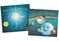 WHEN YOU WISH UPON A STAR & OVER THE RAINBOW  Hardbacks & CDs Set