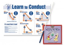 KEEPING THE BEAT CD, 12 BATONS & POSTER  Set