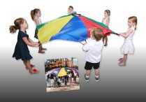 6' PARACHUTE and WORLD OF PARACHUTE PLAY CD