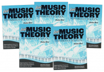 EASY MUSIC THEORY for MIDDLE SCHOOL  Set of 5 Student Books