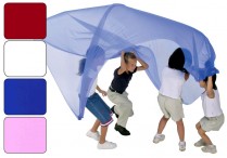CANOPY OF COLOR SCARVES Set - Red, White, Royal Blue, Pink