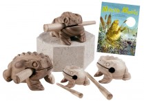 MARSH MUSIC Paperback & FROG GUIROS Set