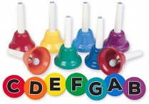 Kidsplay HANDBELLS & Music-Go-Rounds ALPHADOTS Set 1