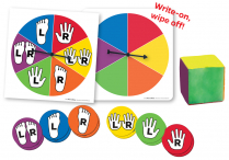 Music Spinner HANDS & FEET/COLORS plus MUSIC-GO-ROUNDS and JUMBO CUBE