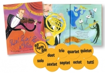 ZIN! ZIN! ZIN! A VIOLIN Hardback & Music-Go-Rounds ENSEMBLE
