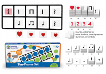 MAGNETIC FRAMES, Music-Go-Rounds MINI SIMPLE RHYTHMS & HEARTS/STICK RHYTHMS