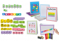 Music-Go-Rounds MINIs (3 MGR sets), WIPE-OFF EASELS, & GEL CRAYONS