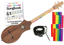 SEAGULL M4 "Merlin" DULCIMER & Strap, PDF Songbook, & Stick-Ons