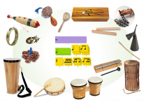 DELUXE DRUM CIRCLE KIT & Music-Go-Rounds BASIC RHYTHMS