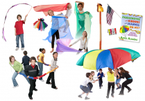 PARACHUTES AND RIBBONS AND SCARVES, OH MY! and MOVEMENT PROPS