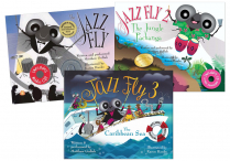 JAZZ FLY Set of 3 Hardbacks with Audio