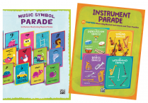 MUSIC SYMBOL & INSTRUMENT PARADE 48-Poster Set