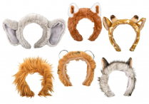ZOO ANIMAL HEADBANDS Set