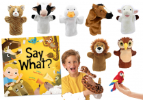 SAY WHAT? Hardback & 9 PUPPETS