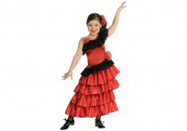 FLAMENCO DRESS and HEADPIECE