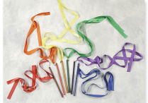 RAINBOW RIBBON WANDS