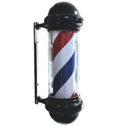 Barber Pole Traditional Black - Round Top 71cm (HD-2371005)