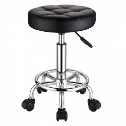 ***GRID Stool - Black with black line