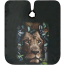 Cutting Cape Barber - Lion's Face Top View