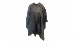 Cutting Cape Polyester Black - Large Gown with Stud(CP53739)