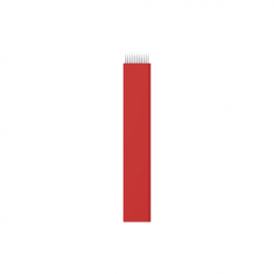 BROWGAZZM Flat Red Shading Blade #14N 0.25mm(D)