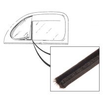 Back Edge of Vent Window Seals - Closed Car - 1940 Ford Car