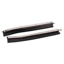 Door Scuff Plates - 4 Door Rear - Pair - 1940 Ford Car  