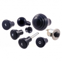 Dash Knob Set - Dark Blue - Mercury - 1940 Ford Car  