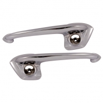 Outside Door Handles - Pair - Right & Left - 1950-51 Ford Car  